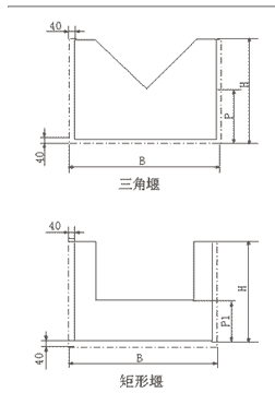 超聲波明渠流量計三角堰矩形堰