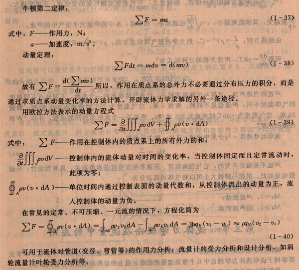 動(dòng)量方程式